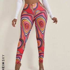 Ring print leggings